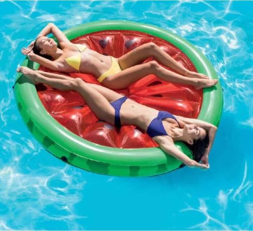 Penetratie heerlijkheid wenselijk Opblaasbare watermeloen bij Zwembadgigant