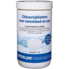 Interline Chloortabletten 90Long 200gr/1kg