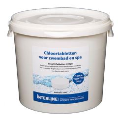 Chloortabletten voor zwembad | Long90 200gram/10kg