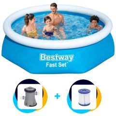 Bestway zwembad 305 x 76 cm Fast Set | Met filterpomp